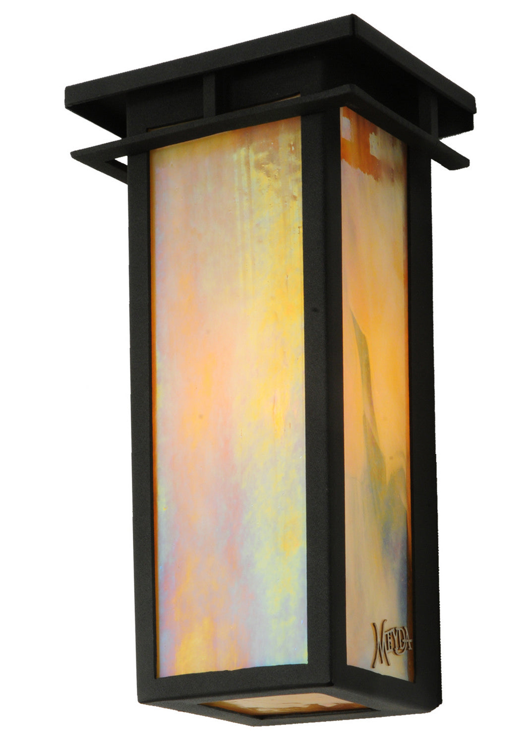 Meyda Tiffany - 142020 - One Light Wall Sconce - Portico - Textured Black