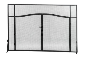 Meyda Tiffany - 144657 - Fireplace Screen - Prime - Black Metal