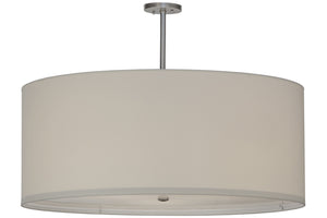 Meyda Tiffany - 145082 - Three Light Pendant - Cilindro - Brushed Nickel