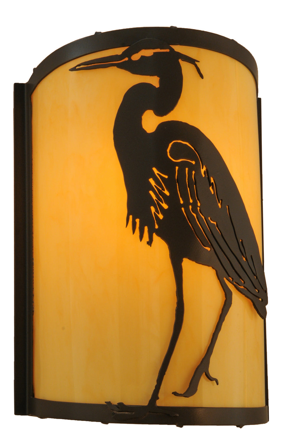 Meyda Tiffany - 146243 - One Light Wall Sconce - Heron - Timeless Bronze