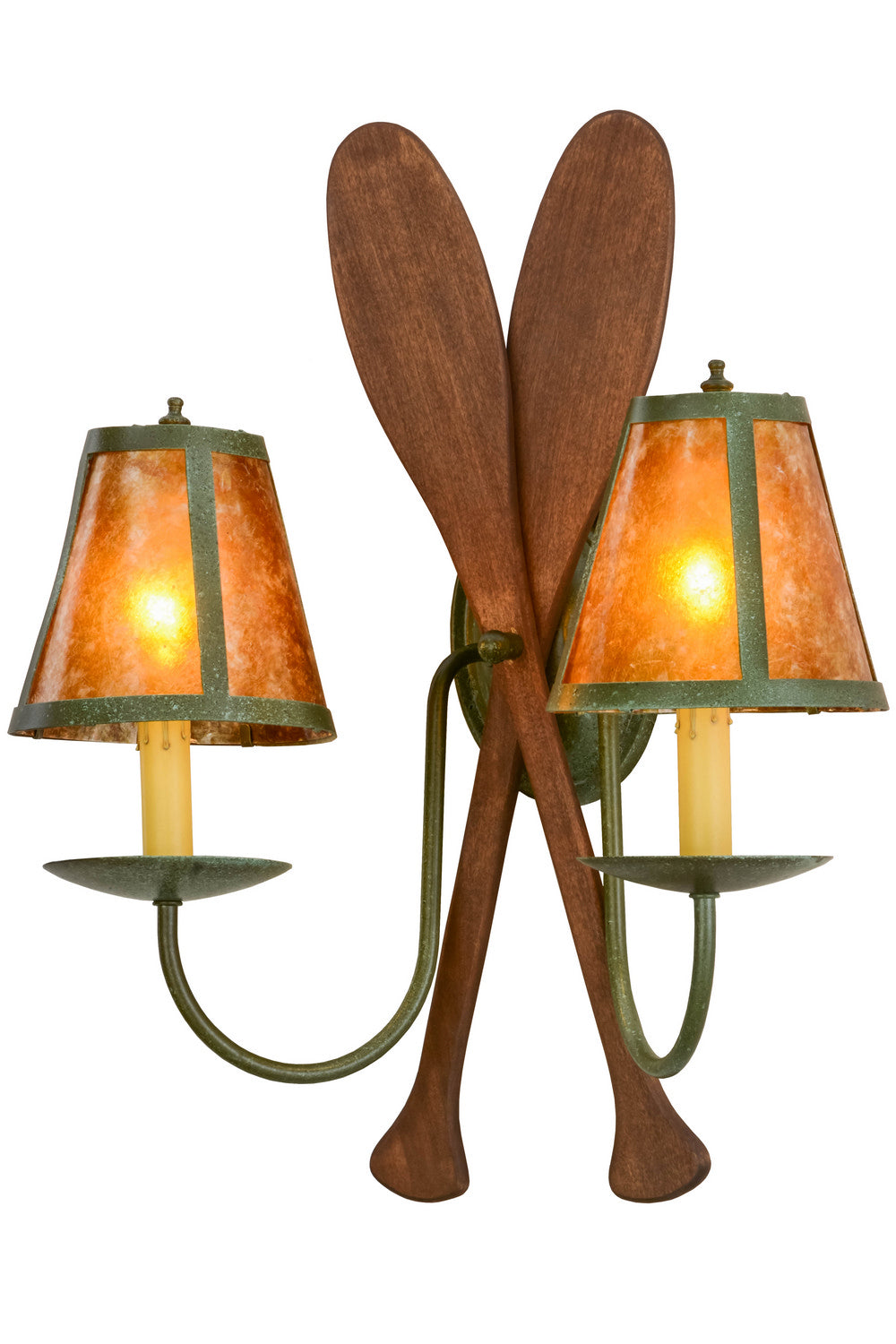 Meyda Tiffany - 148768 - Two Light Wall Sconce - Paddle - Tarnished Copper