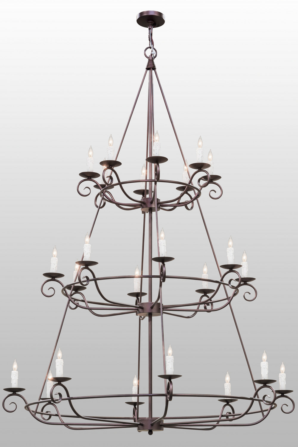 Meyda Tiffany - 153264 - 24 Light Chandelier - Estrella - Mahogany Bronze