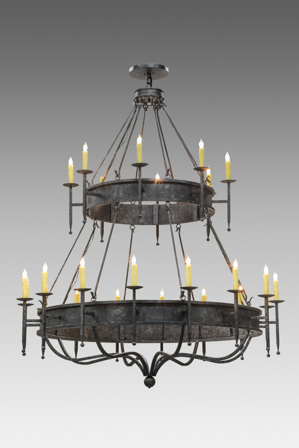 Meyda Tiffany - 153295 - 24 Light Chandelier - Marta - Gunmetal