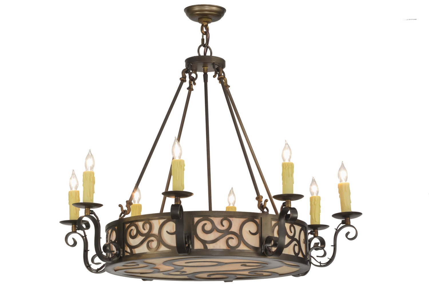 Meyda Tiffany - 153447 - 11 Light Chandelier - Delano - Antique Copper