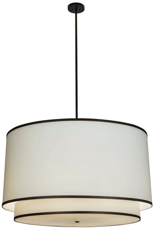 Meyda Tiffany - 153491 - Eight Light Pendant - Cilindro - Black