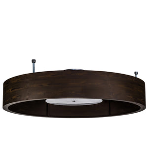 Meyda Tiffany - 154000 - 12 Light Pendant - Cilindro - Mahogany Wood Grain