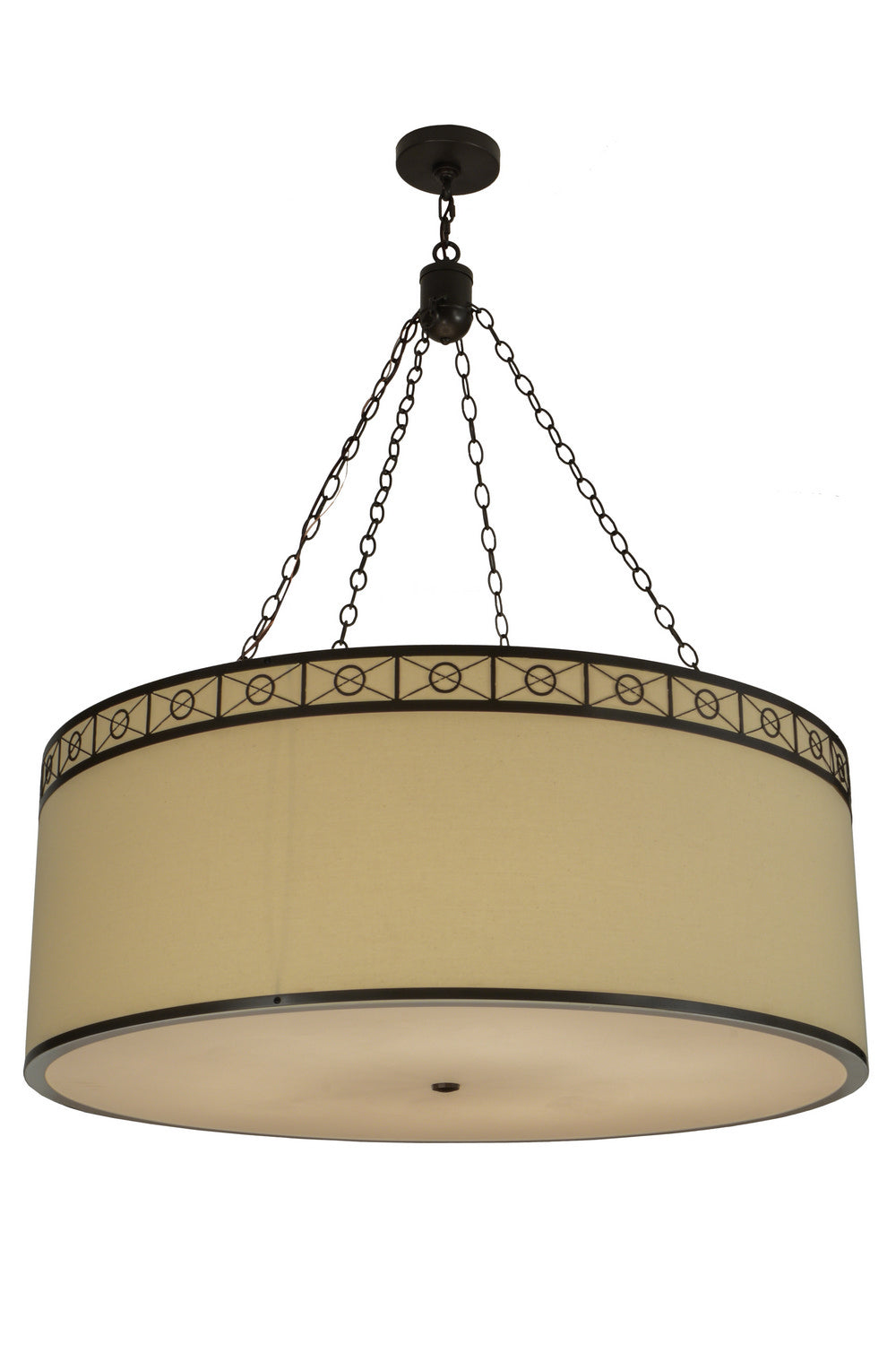 Meyda Tiffany - 154651 - Eight Light Pendant - Cilindro - Timeless Bronze