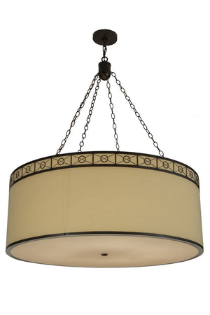 Meyda Tiffany - 154651 - Eight Light Pendant - Cilindro - Timeless Bronze