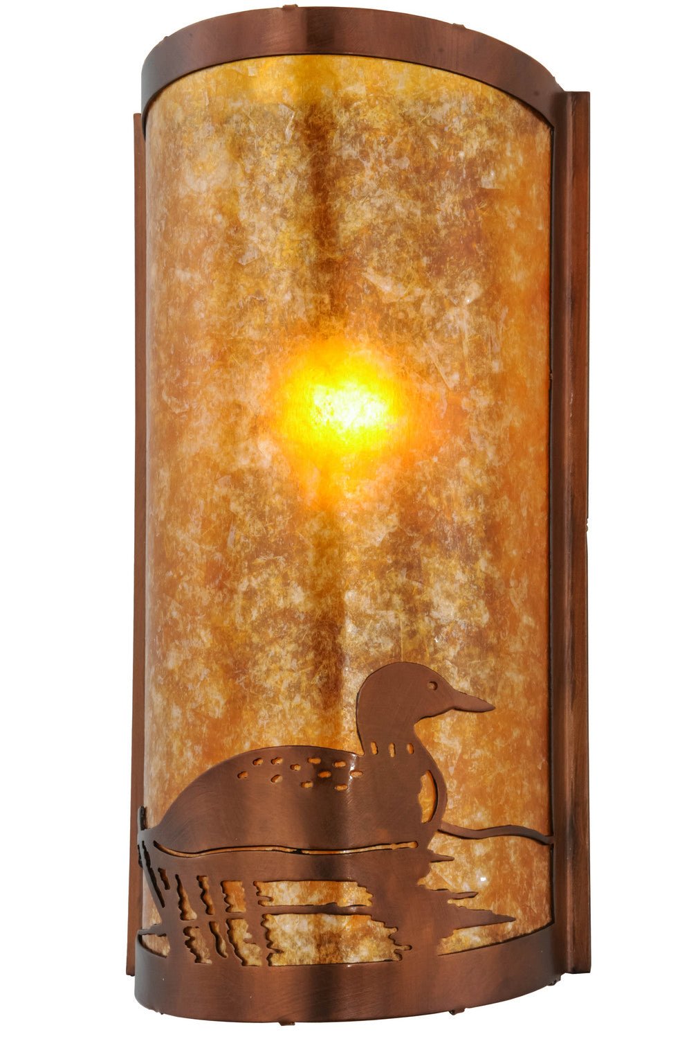 Meyda Tiffany - 154908 - One Light Wall Sconce - Loon - Vintage Copper