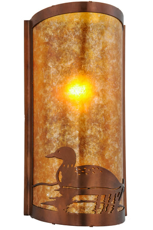 Meyda Tiffany - 154909 - One Light Wall Sconce - Loon - Vintage Copper