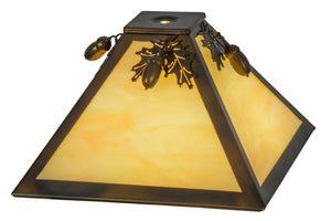 Meyda Tiffany - 155014 - Shade - Oak Leaf & Acorn - Light Burnished Antique Copper