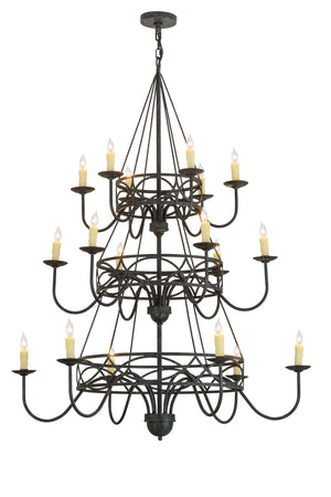 Meyda Tiffany - 155776 - 18 Light Chandelier - Polonella - Antique Iron Gate