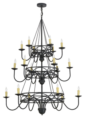 Meyda Tiffany - 155776 - 18 Light Chandelier - Polonella - Antique Iron Gate