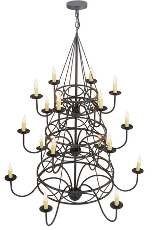 Meyda Tiffany - 155776 - 18 Light Chandelier - Polonella - Antique Iron Gate