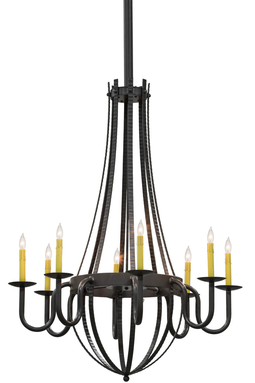 Meyda Tiffany - 155819 - Eight Light Chandelier - Barrel Stave - Timeless Bronze