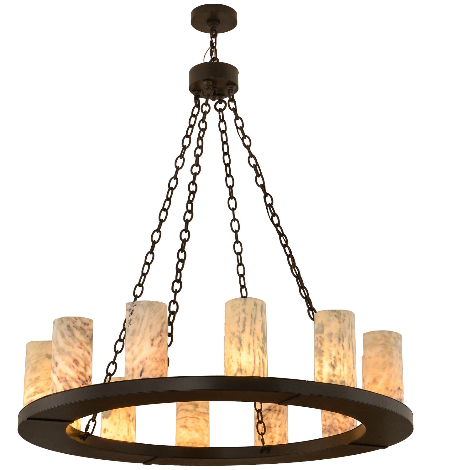 Meyda Tiffany - 156030 - 12 Light Chandelier - Loxley - Timeless Bronze