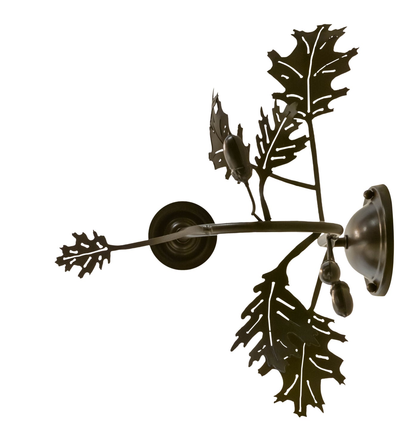 Meyda Tiffany - 156118 - One Light Wall Sconce - Oak Leaf & Acorn - Timeless Bronze