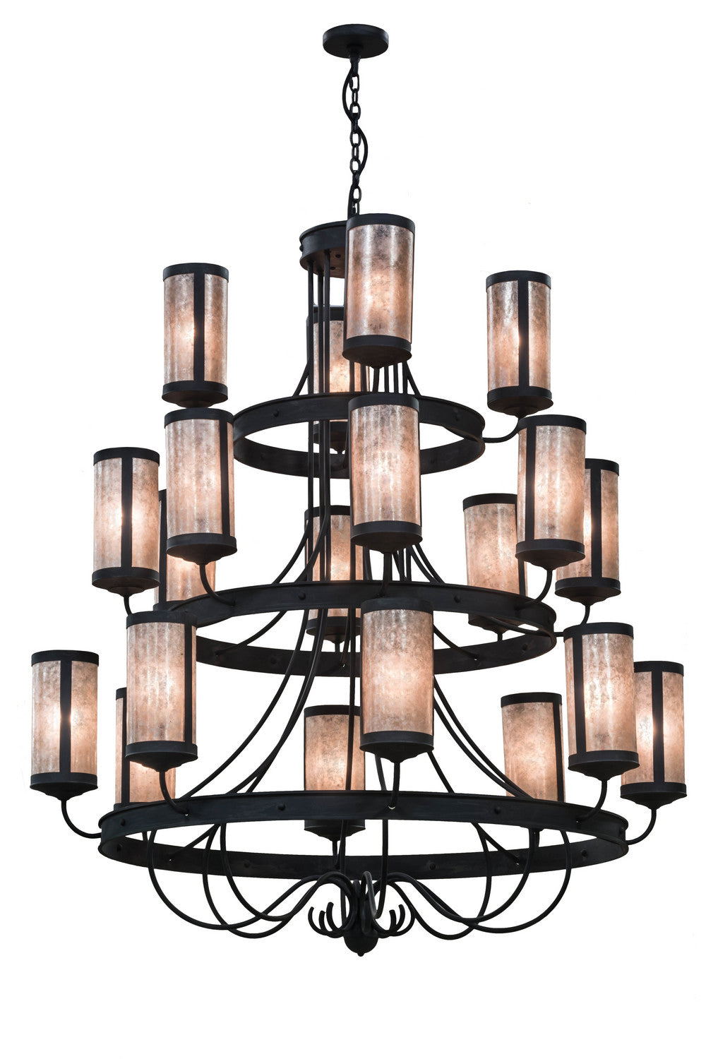 Meyda Tiffany - 156557 - 20 Light Chandelier - Nehring - Costello Black