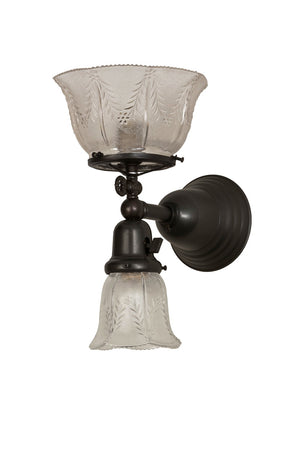 Meyda Tiffany - 157107 - Two Light Wall Sconce - Revival - Craftsman Brown