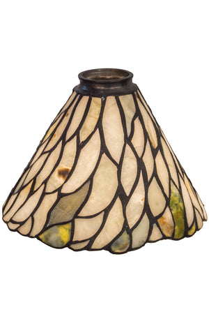 Meyda Tiffany - 157591 - Shade - Willow - Natural Wood,Timeless Bronze