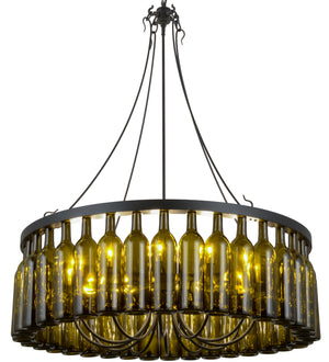 Meyda Tiffany - 158134 - 12 Light Chandelier - Tuscan Vineyard - Black Metal