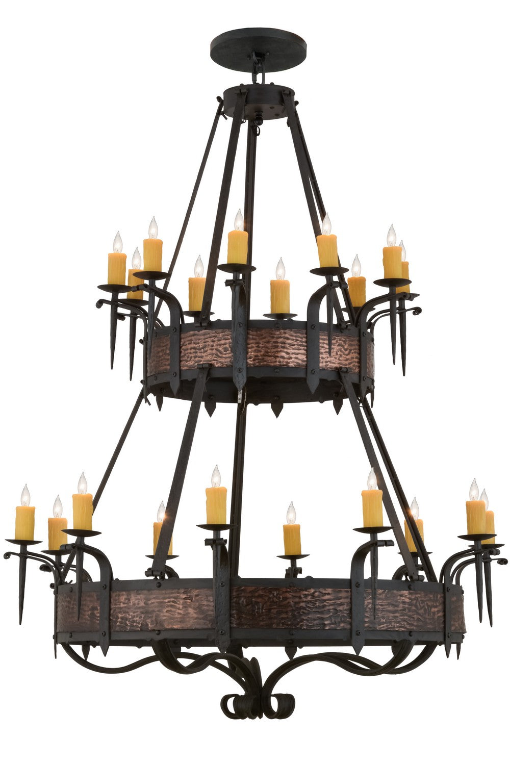 Meyda Tiffany - 158265 - 20 Light Chandelier - Costello - Costello Black & Blackened Copper