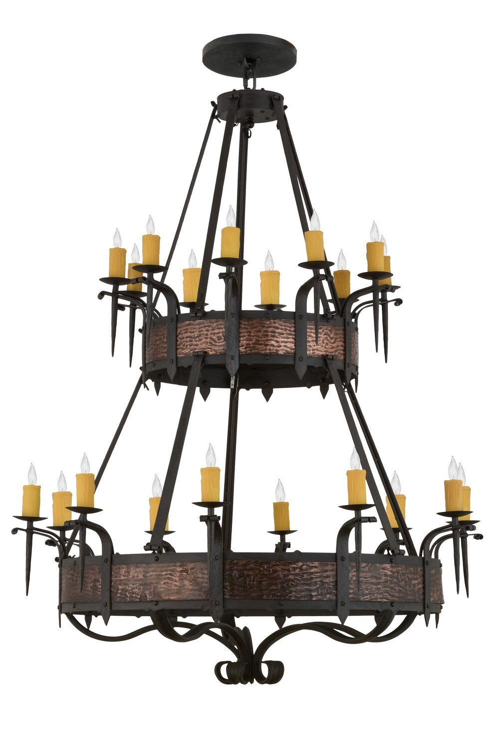 Meyda Tiffany - 158265 - 20 Light Chandelier - Costello - Costello Black & Blackened Copper