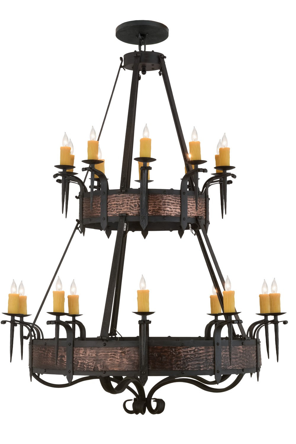 Meyda Tiffany - 158265 - 20 Light Chandelier - Costello - Costello Black & Blackened Copper