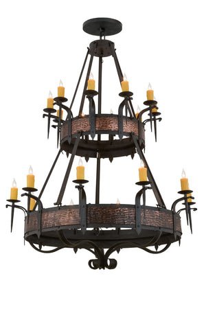 Meyda Tiffany - 158265 - 20 Light Chandelier - Costello - Costello Black & Blackened Copper