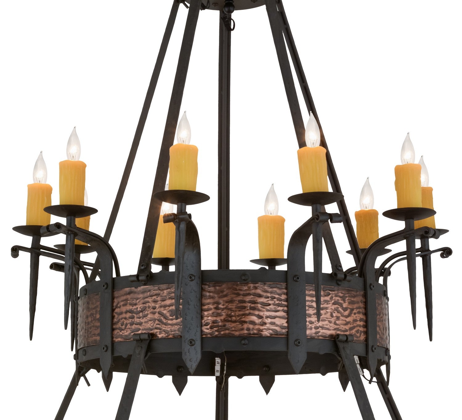 Meyda Tiffany - 158265 - 20 Light Chandelier - Costello - Costello Black & Blackened Copper