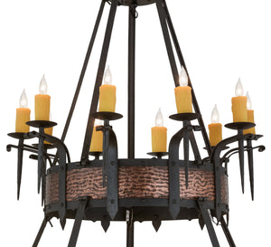 Meyda Tiffany - 158265 - 20 Light Chandelier - Costello - Costello Black & Blackened Copper