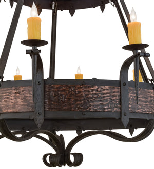 Meyda Tiffany - 158265 - 20 Light Chandelier - Costello - Costello Black & Blackened Copper