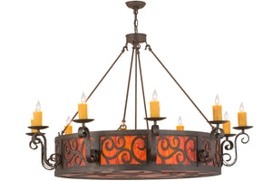 Meyda Tiffany - 158394 - 16 Light Chandelier - Delano - Gilded Tobacco