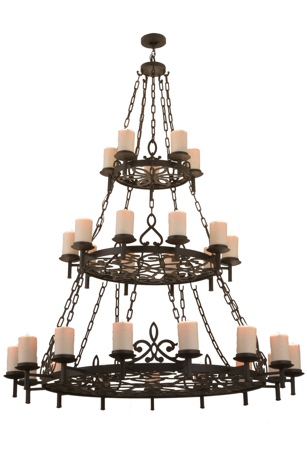 Meyda Tiffany - 158764 - 30 Light Chandelier - Newcastle - Oil Rubbed Bronze