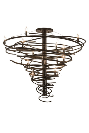 Meyda Tiffany - 158869 - 14 Light Chandelier - Cyclone - Timeless Bronze