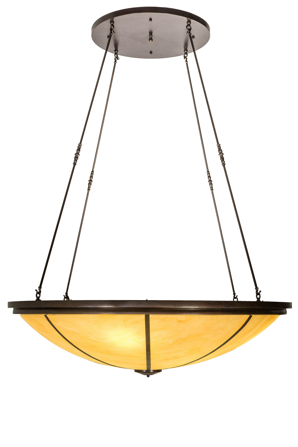 Meyda Tiffany - 160070 - Eight Light Pendant - Commerce - Copper Vein