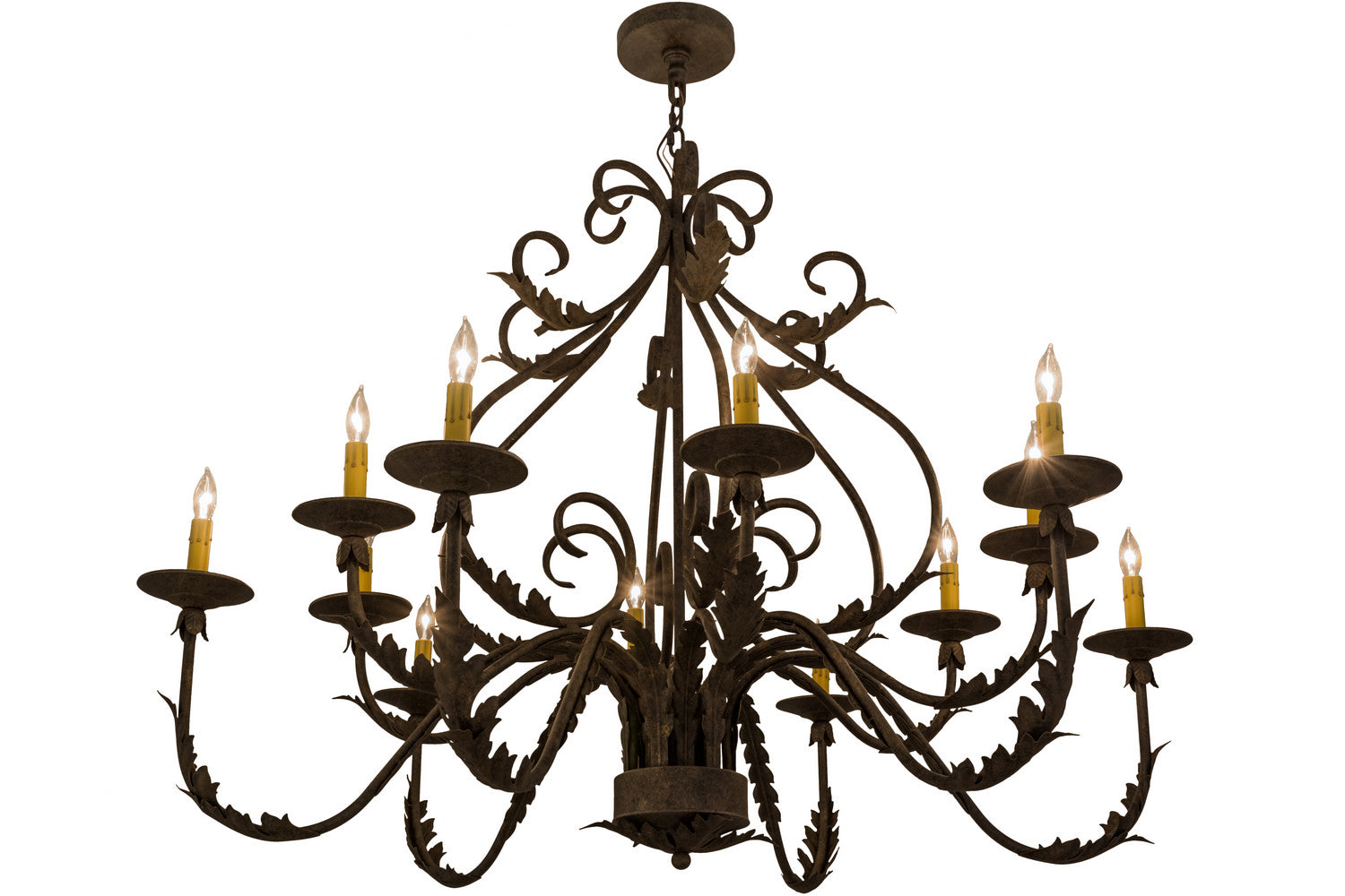 Meyda Tiffany - 160180 - 12 Light Chandelier - French Elegance - Antiquity