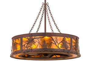 Meyda Tiffany - 161486 - 16 Light Chandel-Air - Tamarack - Rust,Wrought Iron