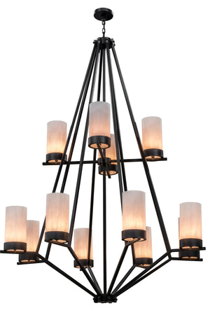 Meyda Tiffany - 161802 - 12 Light Chandelier - Galen - Textured Black