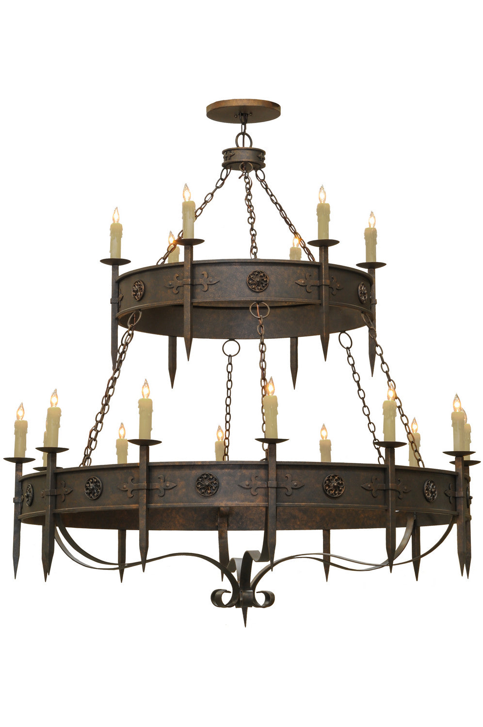 Meyda Tiffany - 162417 - 18 Light Chandelier - Calandra - Verdigris