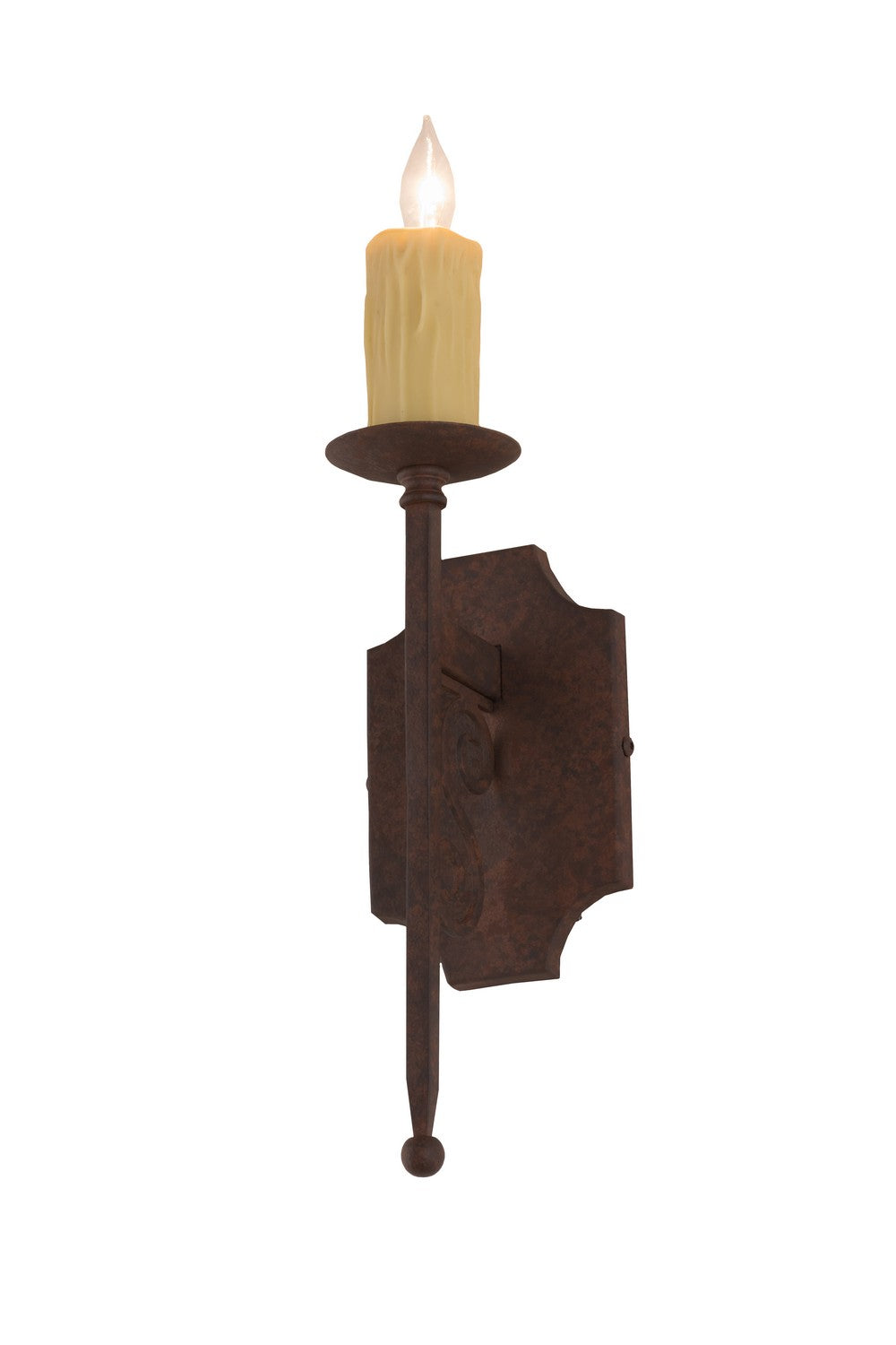 Meyda Tiffany - 162458 - One Light Wall Sconce - Toscano - Rusty Nail