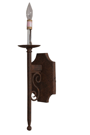 Meyda Tiffany - 162458 - One Light Wall Sconce - Toscano - Rusty Nail