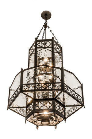 Meyda Tiffany - 162812 - 12 Light Pendant - Church - Chestnut