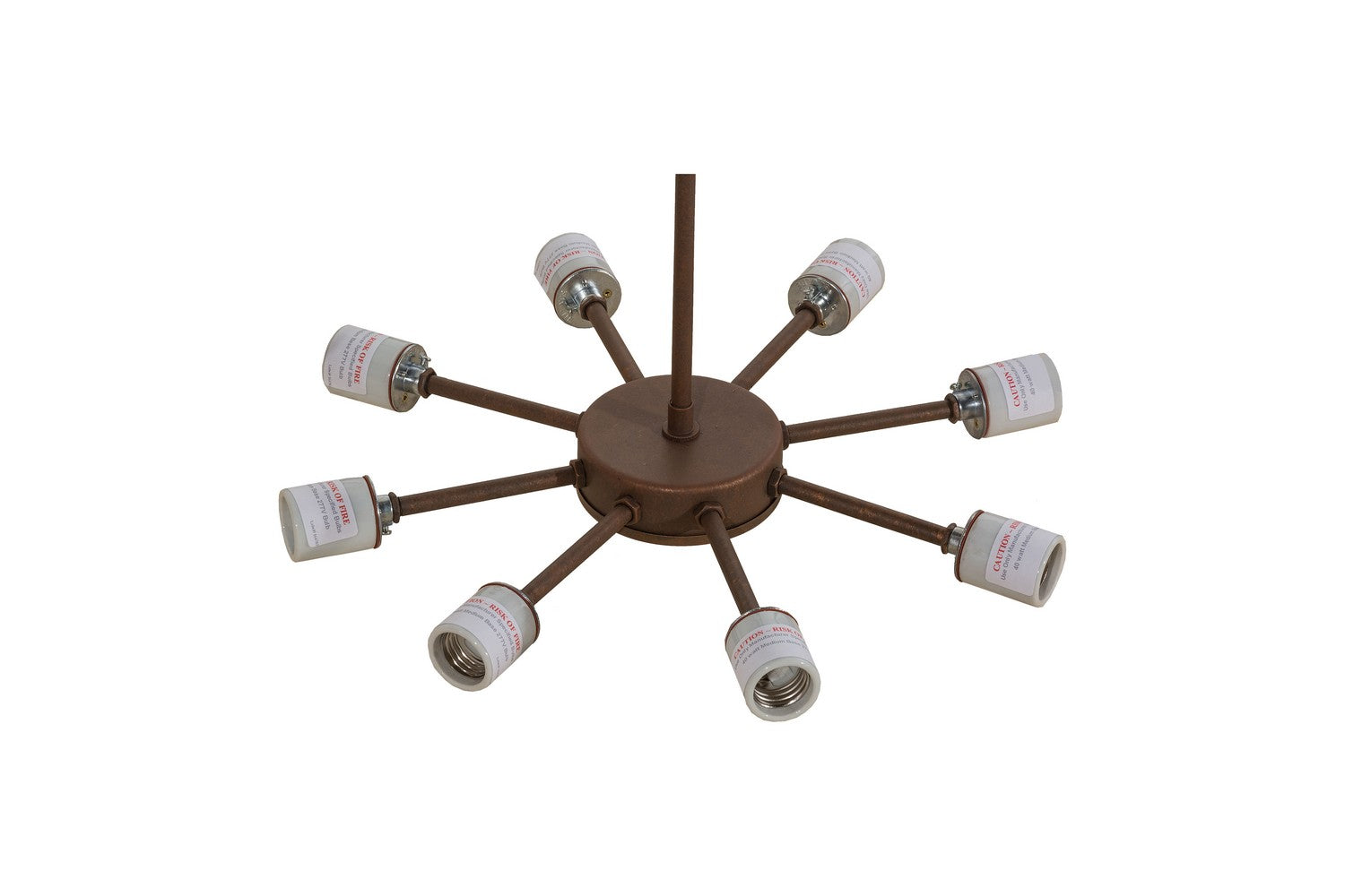 Meyda Tiffany - 162887 - Eight Light Pendant - Carousel - Antique Rust