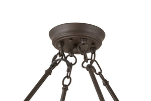 Meyda Tiffany - 163033 - Eight Light Pendant - Commerce - Oil Rubbed Bronze