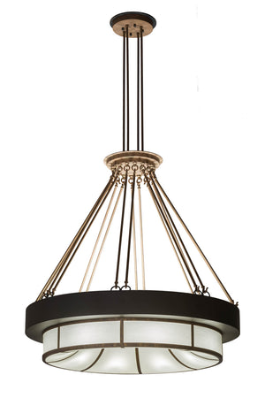 Meyda Tiffany - 166401 - 16 Light Pendant - Cilindro - Cortez Gold & Timeless Bronze