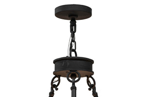 Meyda Tiffany - 166993 - Nine Light Chandelier - Lorenzo - Black Metal