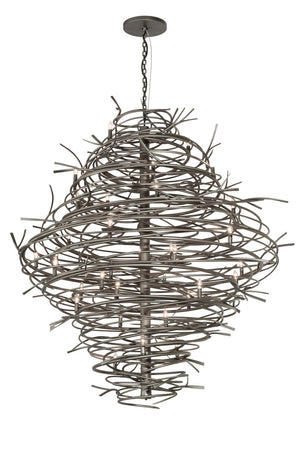 Meyda Tiffany - 167116 - 36 Light Chandelier - Cyclone - Pewter