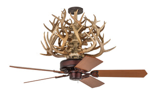 Meyda Tiffany - 167253 - 52"Ceiling Fan - Antlers - Oil Rubbed Bronze