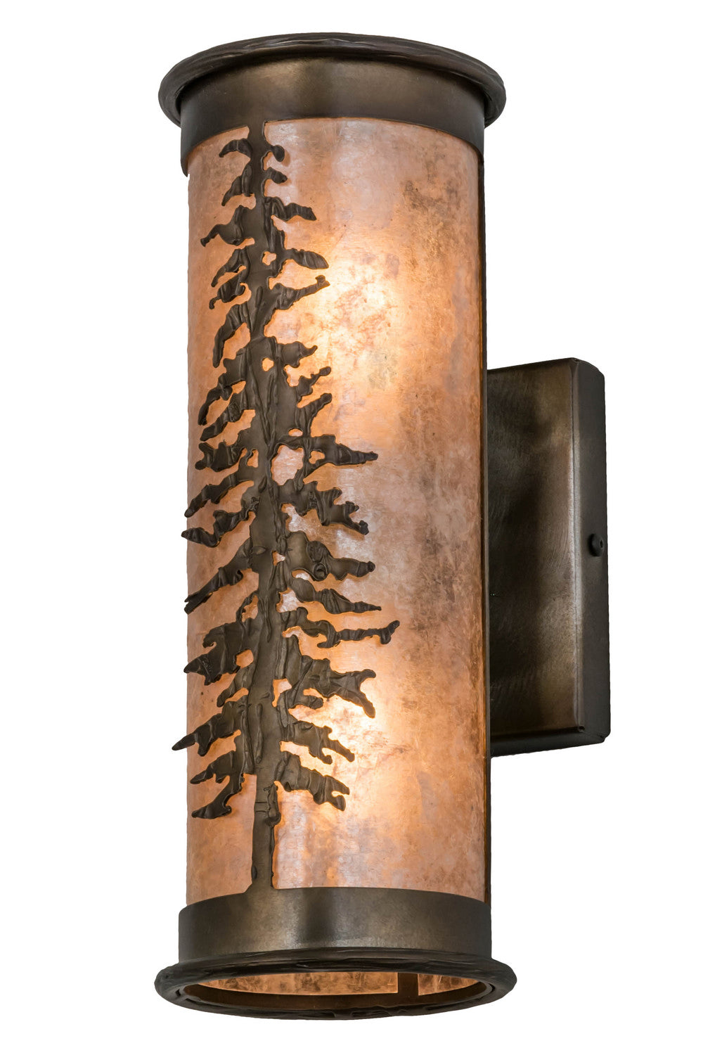 Meyda Tiffany - 168686 - Two Light Wall Sconce - Tall Pines - Antique Copper